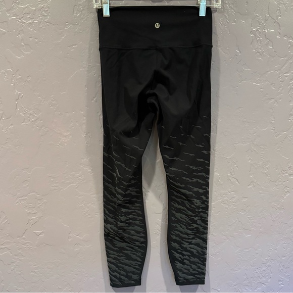 lululemon athletica Pants - lululemon athletica Black and Gray Leggings - 6